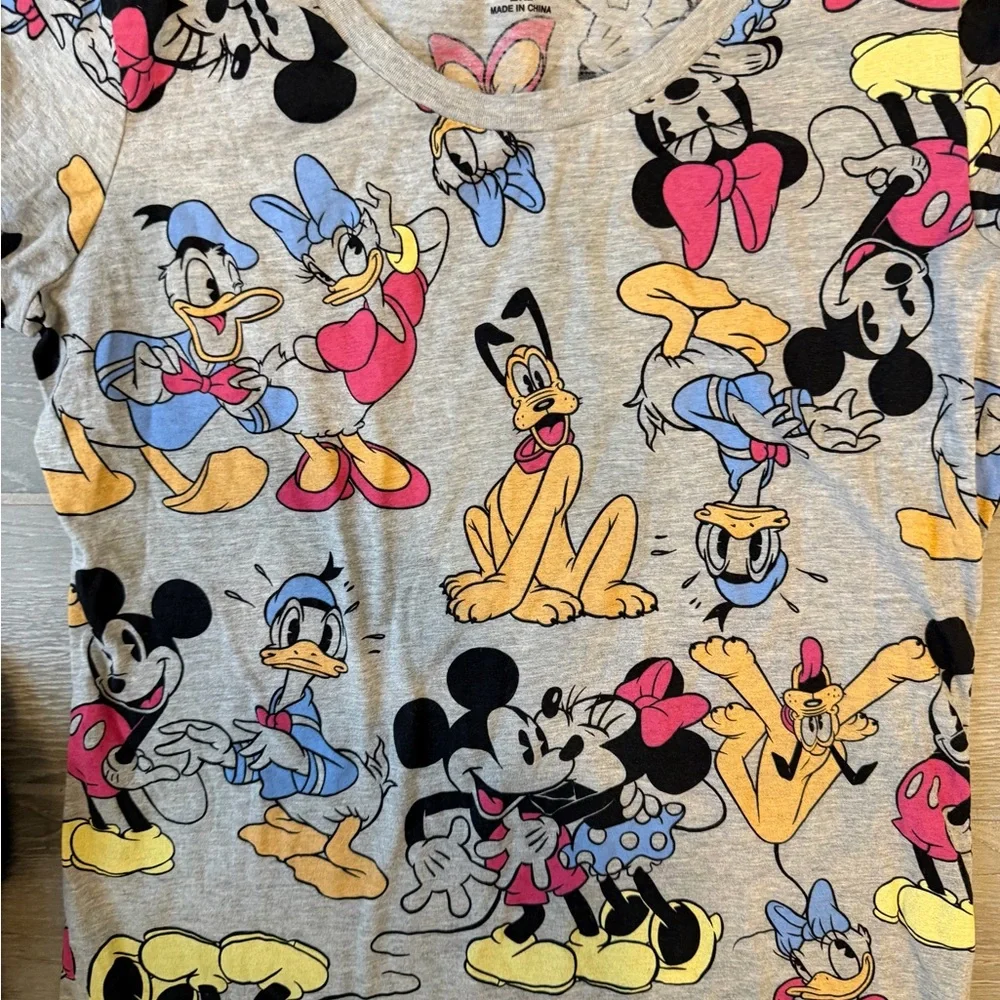 Disney Mickey Mouse Minnie Mouse & Friends Sleep Pajama Dress Women’s Size L/XL - Picture 3 of 4